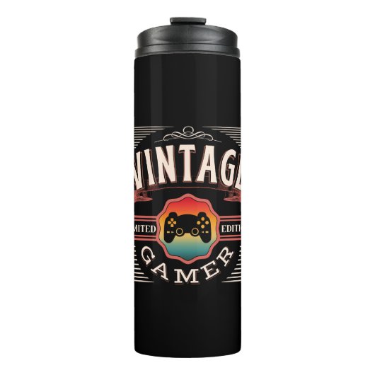 BOUTEILLES ISOTHERMES VINTAGE GAMER LIMITED EDITION (Devant)