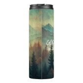 Bouteilles Isothermes Vintage Landscape Mountains Forest (Dos)