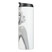 Bouteilles Isothermes Vintage noir et blanc (Tourné sur la droite)