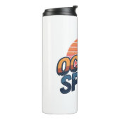 Bouteilles Isothermes Vintage "Ocean Spirit" Beach Vibe (Tourné sur la gauche)