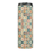 Bouteilles Isothermes Vintage, patchwork, paré (Dos)