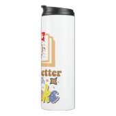 Bouteilles Isothermes Vintage Style Reading & Library Graphic (Tourné sur la droite)