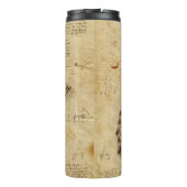 Bouteilles Isothermes Vintage | Style rustic Decoupage (Dos)