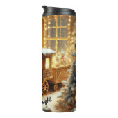 Bouteilles Isothermes Vintage Train Festive Window Christmas Trees (Tourné sur la droite)