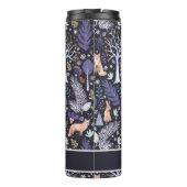 Bouteilles Isothermes Violet/or de bois d'hiver ID785 (Dos)