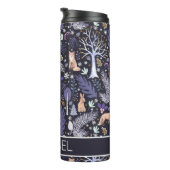 Bouteilles Isothermes Violet/or de bois d'hiver ID785 (Tourné sur la droite)