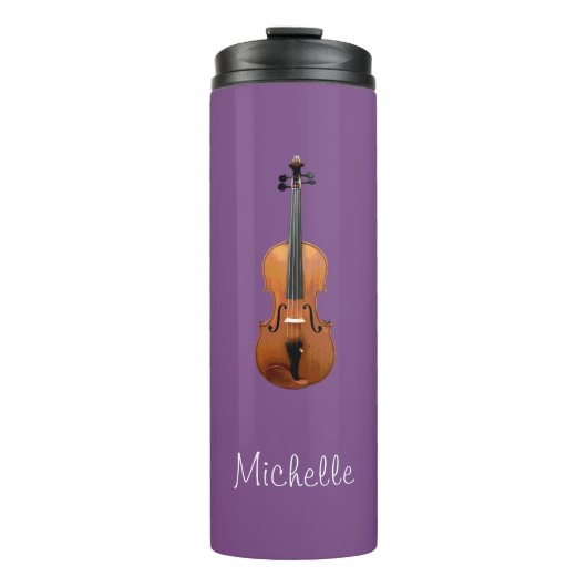 Bouteilles Isothermes Violon musical Monogramme (Devant)