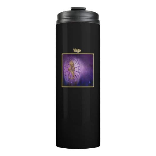 Bouteilles Isothermes virgo Zodiac Astrologie design Horoscope (Devant)