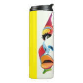 Bouteilles Isothermes Visage Abstrait Couleur cool femmes art (Tourné sur la gauche)