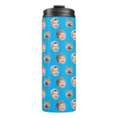 Bouteilles Isothermes Visage bébé personnalisé, famille personnalisée 3 (Devant)