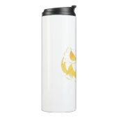 Bouteilles Isothermes Visage citrouille (Tourné sur la gauche)