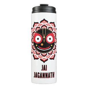 Bouteilles Isothermes Visage de Lord Jagannath Chakra Divinité hindoue