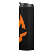 Bouteilles Isothermes Visage de sourire Citrouille d'Halloween (Tourné sur la droite)