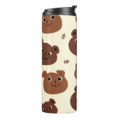 Bouteilles Isothermes Visage drôle d'ours (Tourné sur la gauche)