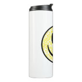 Bouteilles Isothermes Visage souriant éclaboussé (Tourné sur la gauche)