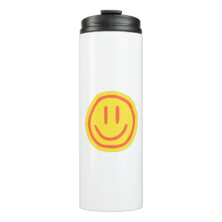 Bouteilles Isothermes Visage Souriant Mignon | Conception d'Émoji Positi