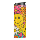 Bouteilles Isothermes Visages Sourires (Tourné sur la gauche)