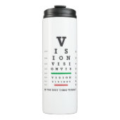 Bouteilles Isothermes Vision eye chart (Devant)