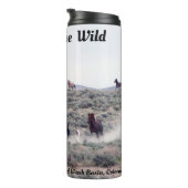 Bouteilles Isothermes Visites de guerriers de cheval sauvage de lavabo (Tourné sur la droite)