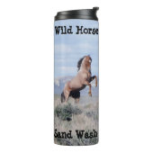 Bouteilles Isothermes Visites de guerriers de cheval sauvage de lavabo (Tourné sur la gauche)