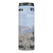 Bouteilles Isothermes Visites de guerriers de cheval sauvage de lavabo (Dos)