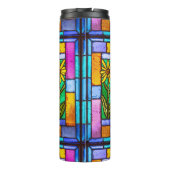 Bouteilles Isothermes Vitrail Jaune marguerite (Dos)