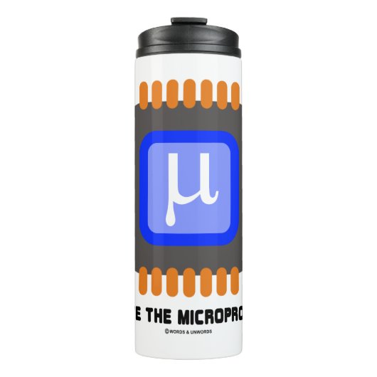 Bouteilles Isothermes Vive L'Humour Microprocesseur Microchip (Devant)