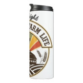 Bouteilles Isothermes Vivre à la ferme (Tourné sur la droite)