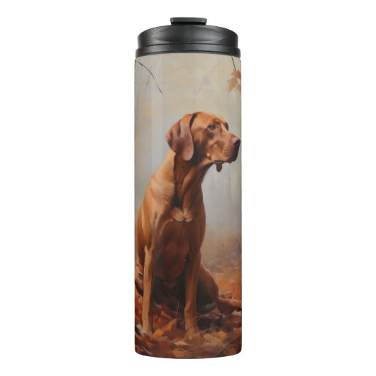 Bouteilles Isothermes Vizsla à l'automne Feuilles automne Inspire (Devant)