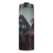 Bouteilles Isothermes Vizsla Halloween effroi (Devant)