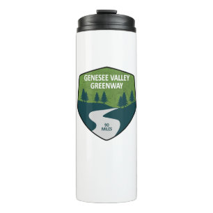 Bouteilles Isothermes Voie verte de Genesee Valley New York