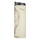 Bouteilles Isothermes Voilier vintage (Tourné sur la droite)