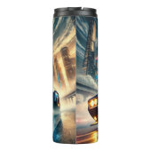 Bouteilles Isothermes Voiture Musculaire Classique Contre Cityscape Futu (Dos)