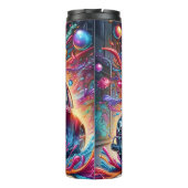 Bouteilles Isothermes Voiture psychédélique dans une explosion de couleu (Dos)
