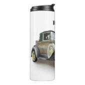 Bouteilles Isothermes Voiture Vintage - Ajouter un nom - Café (Tourné sur la gauche)