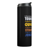 Bouteilles Isothermes Volleyball Player | You Must Be Strong (Tourné sur la gauche)