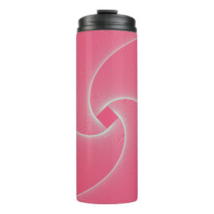 Bouteilles Isothermes vortex carré en velours rose
