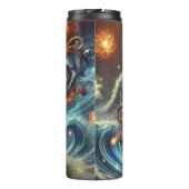 Bouteilles Isothermes Vortex de feu de guitare électrique cosmique (Dos)