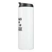 Bouteilles Isothermes Vos Objectifs Sont De L'Autre Côté Du Combat (Tourné sur la droite)