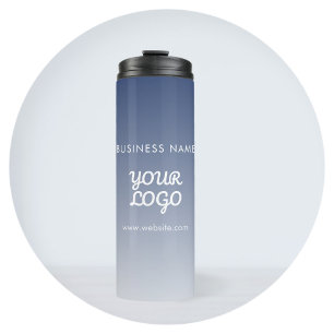 Bouteilles Isothermes Votre logo avec dégradé de couleur modifiable