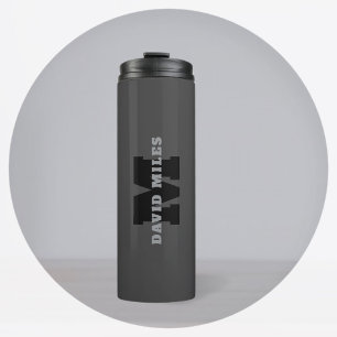 Bouteilles Isothermes Votre nom ou nom d'entreprise Gris Masculin Mode