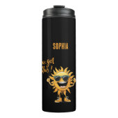 Bouteilles Isothermes Vous Avez Ce Soleil-Drôle-Souriant avec Lunettes d (Devant)