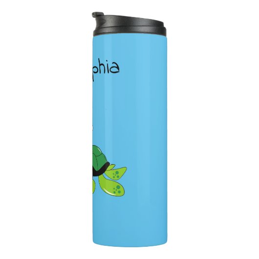 Bouteilles Isothermes Vous Êtes Turtley Awesome Funny Turtle Puns Bleu (Tourné sur la droite)