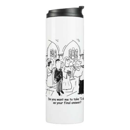 Bouteilles Isothermes Vows mariages - Je fais comme réponse finale Therm (Tourné sur la gauche)