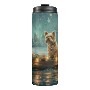 Bouteilles Isothermes Voyage de fête de Noël du Cairn Terrier