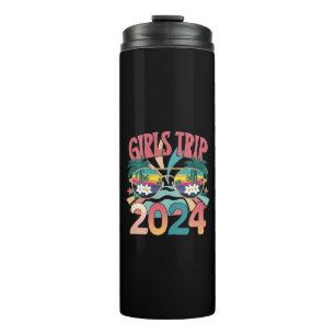 Bouteilles Isothermes Voyage de filles Groovy 2024 Week-end Été Plage 