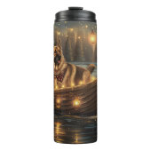 Bouteilles Isothermes Voyage de Noël du berger allemand (Devant)