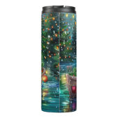 Bouteilles Isothermes Voyage de Noël Festif du Cockapoo (Dos)