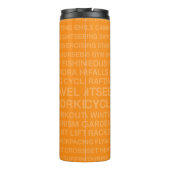 Bouteilles Isothermes Voyage Tangerine en santé (Dos)