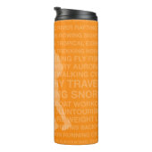 Bouteilles Isothermes Voyage Tangerine en santé (Tourné sur la droite)